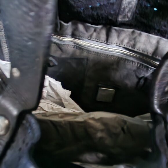 Daisy Center Studded Large Campomaggi Shopper Black NWT - Picture 11 of 11